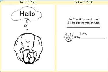 Pregnancy1 Idea por una cultura por la vida: Postales que anuncian la llegada de un nuevo hijo