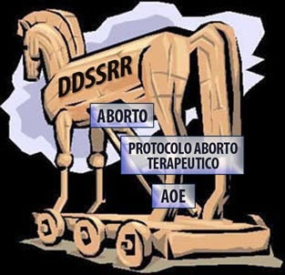 trojan horse letrero 2 Presidenta de la Comisión de Salud del Congreso se define pro aborto