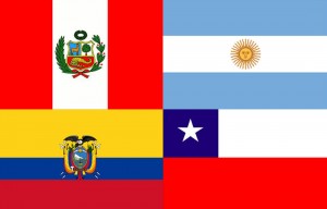 banderas 300x192 Organismos judiciales de Chile, Argentina y Ecuador coinciden con el TC peruano: la píldora puede ser abortiva