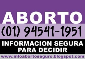 INFOSEGURA 300x206 Crean línea de la muerte en el Perú en la que aconsejan cómo abortar