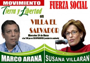 MARCO Y SUSANA EN VILLA 300x211 Susana Villarán  y los abortistas que están detrás: Tierra y Libertad (1)